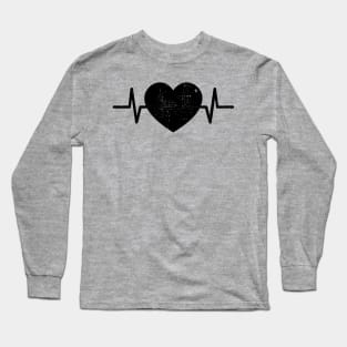 Lovely LGBT Gay Pride Heartbeat Lesbian Gays Long Sleeve T-Shirt